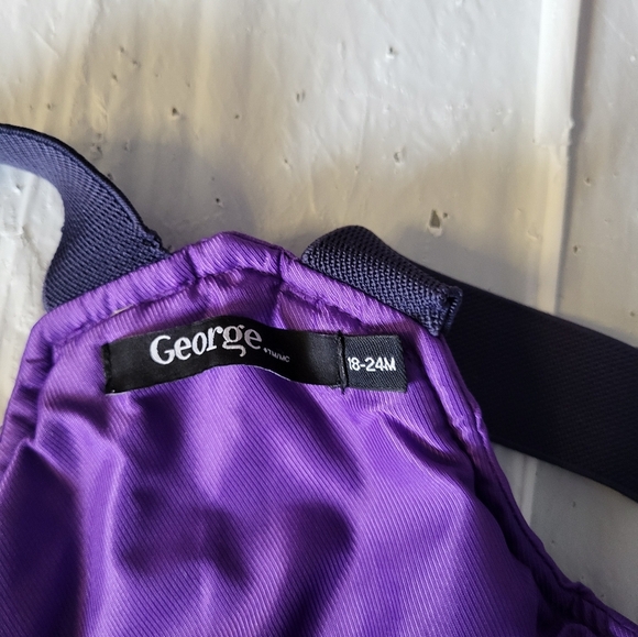 George Kids Purple Snowpants, Size 18-24 Months - Picture 3 of 4